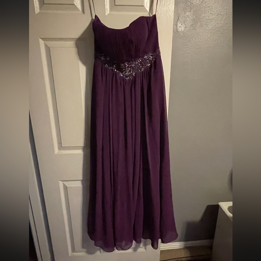 Purple bridesmaid or prom dress
